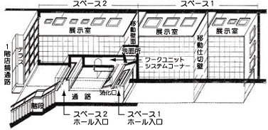 スペース間取り